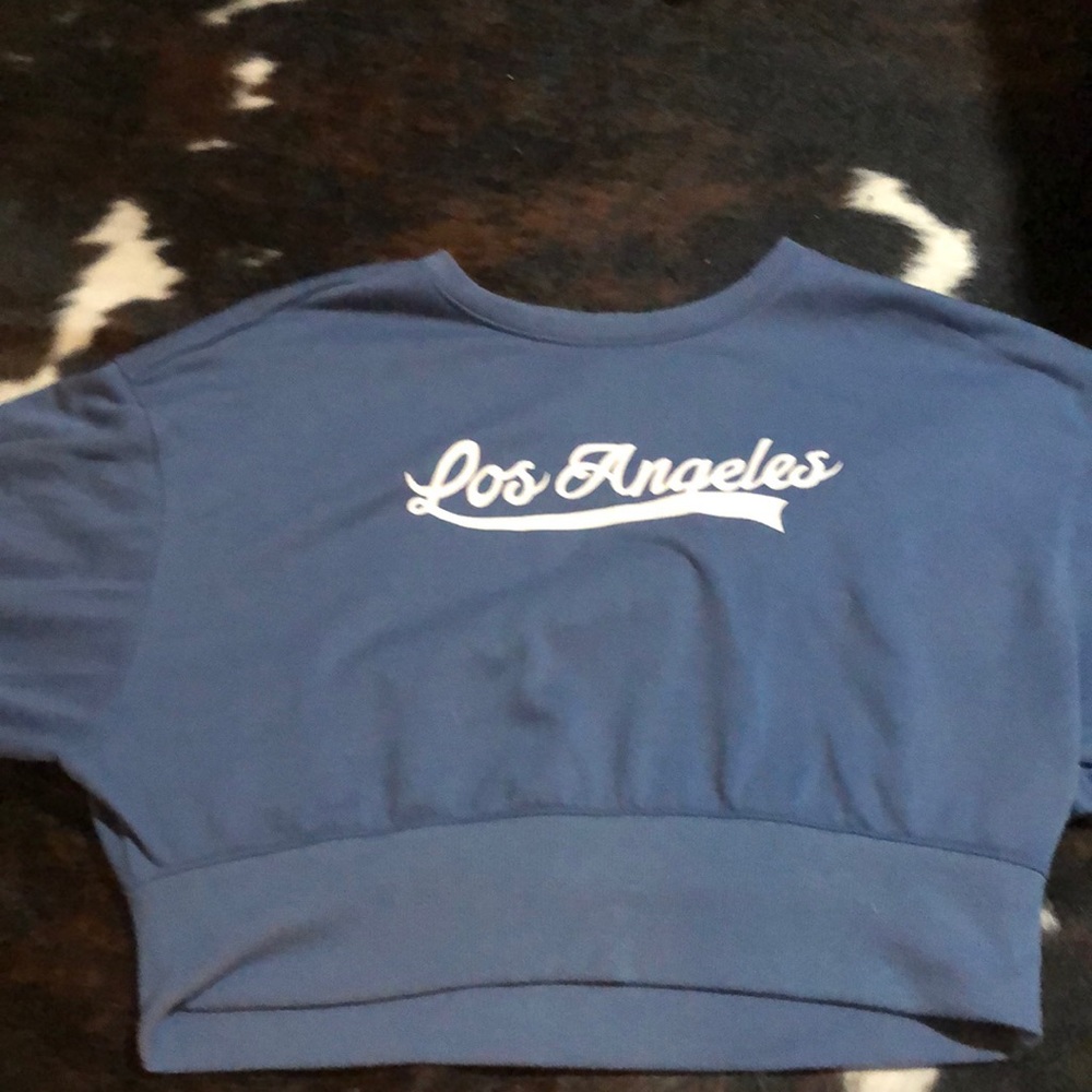 Blue Los Angeles sweater